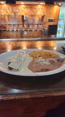 Order the steak burrito, rice, and beans  Steak burrito was a little bit chewy. But overall, I give it 8.5 out of 10.