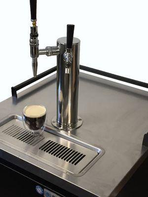 Pour of nitro cold-brew coffee from Portland Roasting