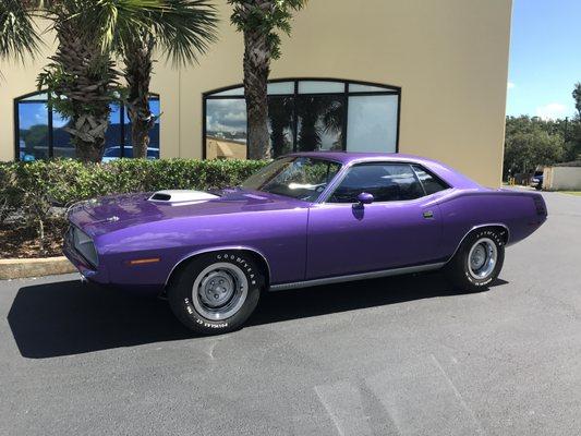 1970 Plymouth Barracuda with 3M Crystalline 70