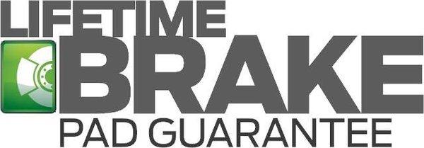 We offer life time warranty on brake rotor and pads.we specialize in all makes and models.