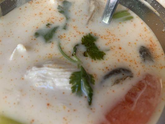 Tom kha with chicken