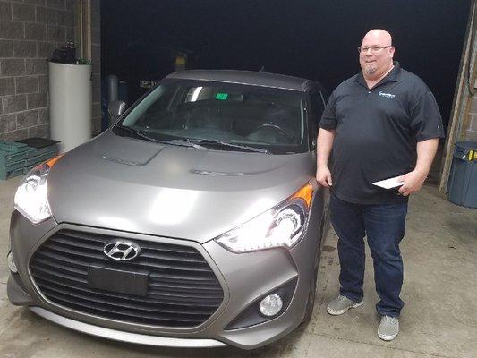 Thank you Mr. Wells, and congratulations on the purchase of your 2014 Hyundai Veloster!!!!