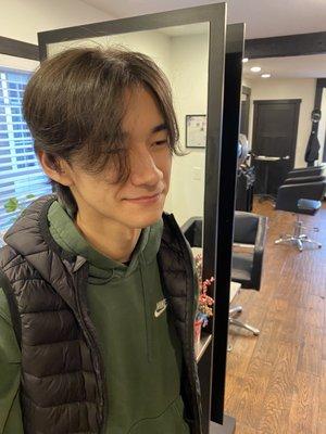 Japanese men's haircut