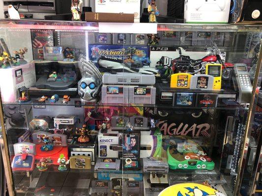 Great collection of all types game consoles. A lot of classics also.