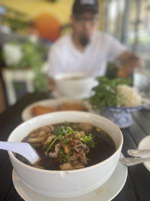 Boat noodle soup