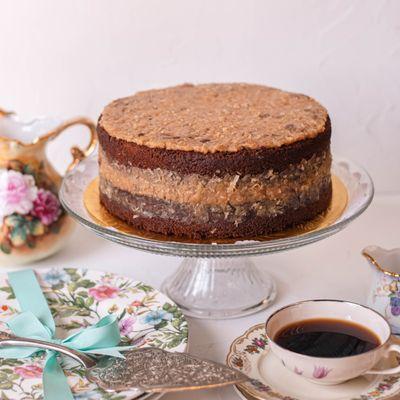 Our very Vintage German Chocolate Cake.