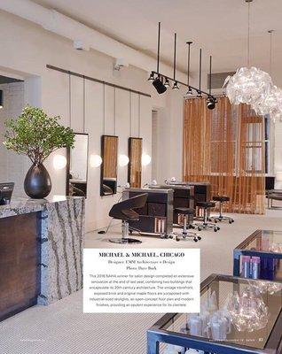 Award winning decor and world renowned stylist at Michael & Michael Chicago