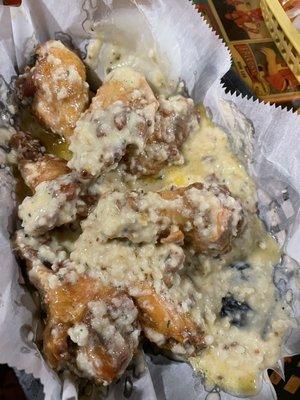 Garlic parm ranch. These might very well be the best in town. Must try!