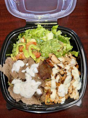 COMBO CHICKEN AND GYRO BOWL