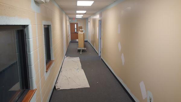 Before & After Commercial Interior Painting in Newport, KY