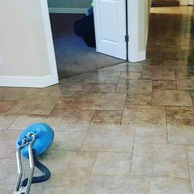 Tile and grout cleaning can have amazing results!