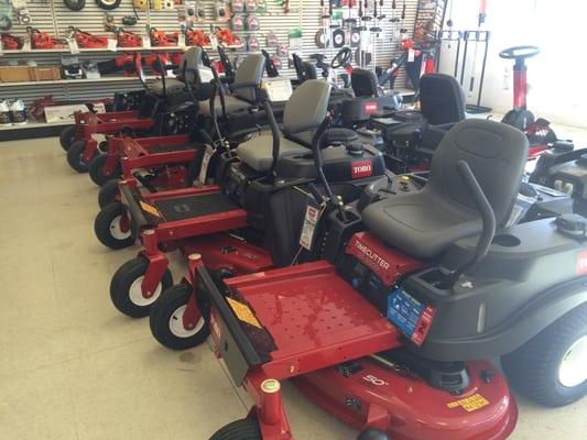 Your Toro Zero Turn store!
  Stocked and here to help with your mowing needs.