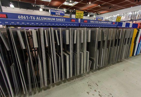 Multiple options for Aluminum sheet available!