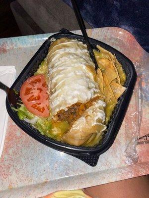 Mild green Loaded Wet Burrito