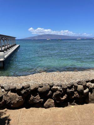 View of Lanai. Paradise is a rough biz!