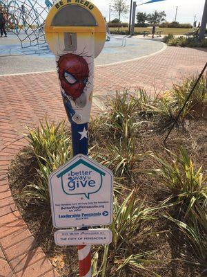 Parking meters for charity