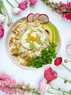 Green Chicken Chilaquiles