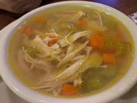 Homemade chicken soup