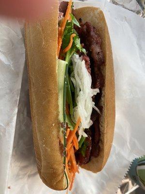 9. Asian BBQ Lemongrass Pork Banh Mi