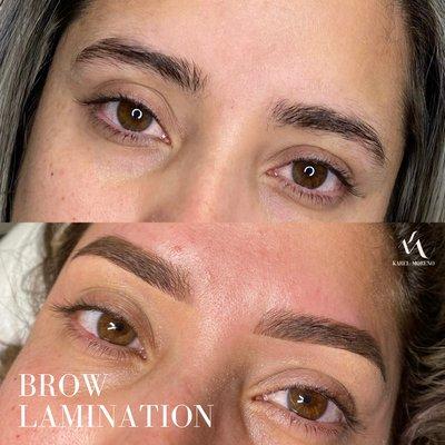 Brow Lamination +Tint