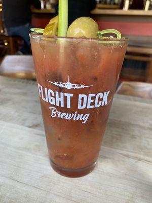 Gin Bloody Mary for brunch.