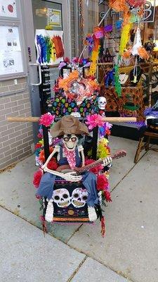 Forest park annual casket race.