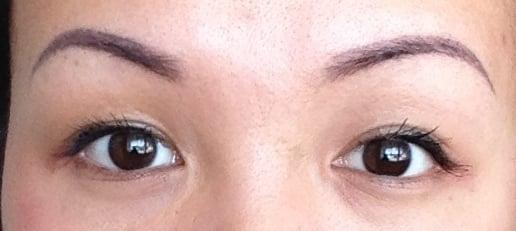 6 days after! Right brow is slightly darker so hopefully it'll get even out at the touch-up!