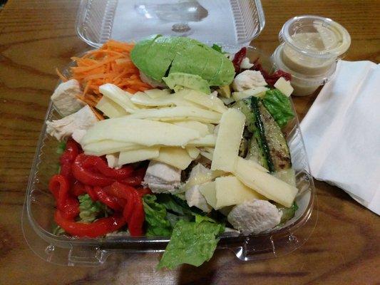 Lite delight salad - huge portions!