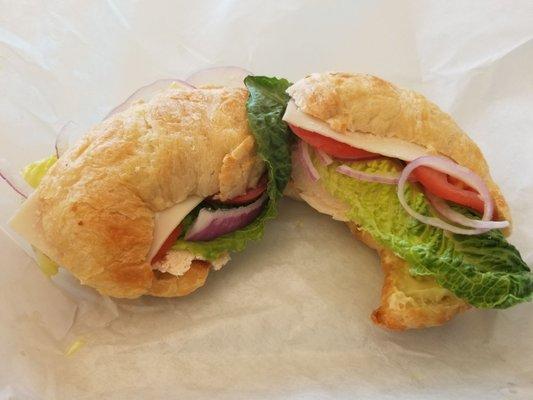 Chicken croissant sandwich!