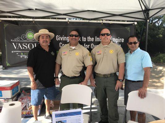 Assisting Rancho Police Dept. At their Open House