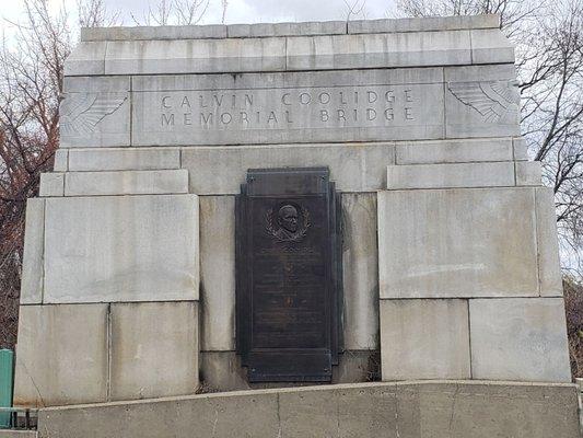 Calvin Coolidge Memorial Bridge, 30th president of the United States.