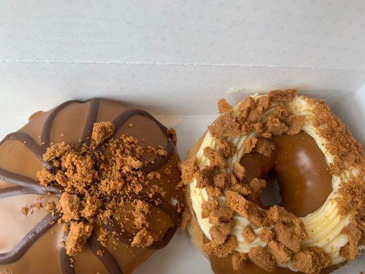 Cookie Butter Kreme and Cheesecake Donuts.