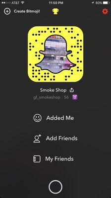 Add us on snap chat for specials and promotions