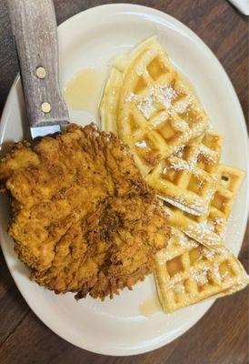 Chicken and waffles