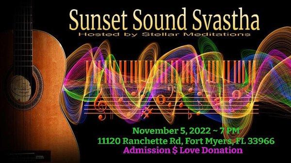 Follow our event on Facebook for more info https://facebook.com/events/s/sunset-sound-svastha/668983748011120/