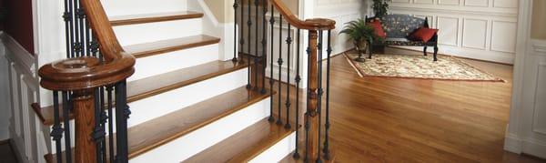 Stair Case and Flooring by Metro Atl. Floors in Atlanta Georgia.