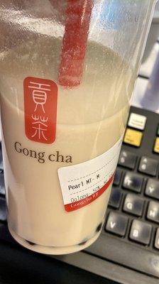 Pearl Milk Tea - Oolong with 50% sugar and no ice