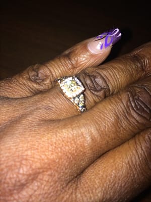 Look at the LeVian ring and the nail art by Shayla.