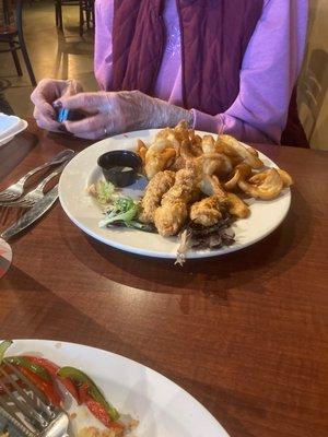 Chicken strips & sidewinder fries