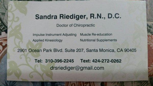 Dr. Riediger