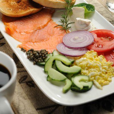 Fresh Bagels and Lox