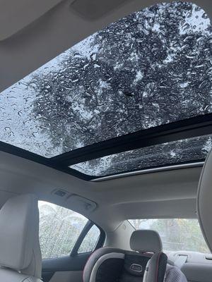 Pictures don't do the sunroof justice. It's HUGE!!!