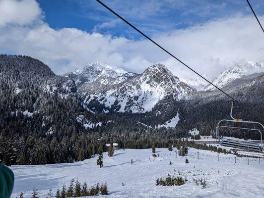 Beautiful views from the Pacific Crest lift