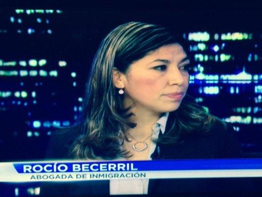 Abogada de Inmigracion, Rocio Becerril, entrevista con Telemundo Chicago