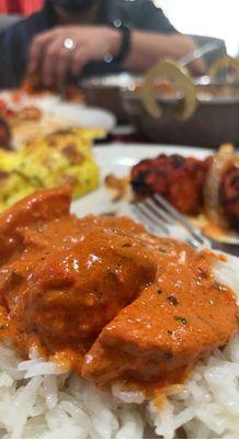 Chicken Tikka Masala Boneless Tandoori Chicken Garlic Naan