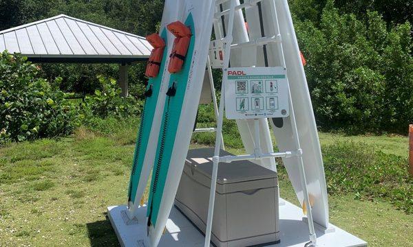 Paddle board rentals available via a self service kiosk & QR code at Deering Point. https://deeringestate.org/event/paddleboard-rental/