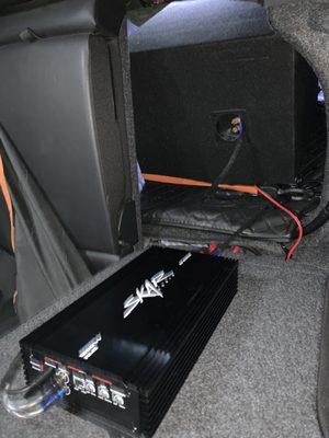 Amp mounted