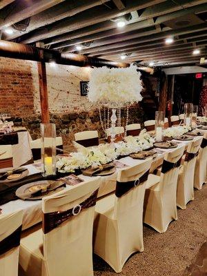 Private event held in the downstairs Wine Cellar