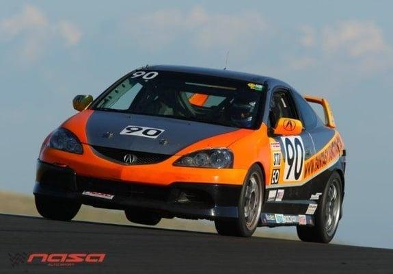 This is Ward in our Acura RSX-R at Thunderhill Raceway.