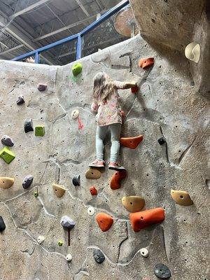 Cool climbing wall